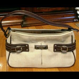 #082 Etienne Aigner Linen handbag